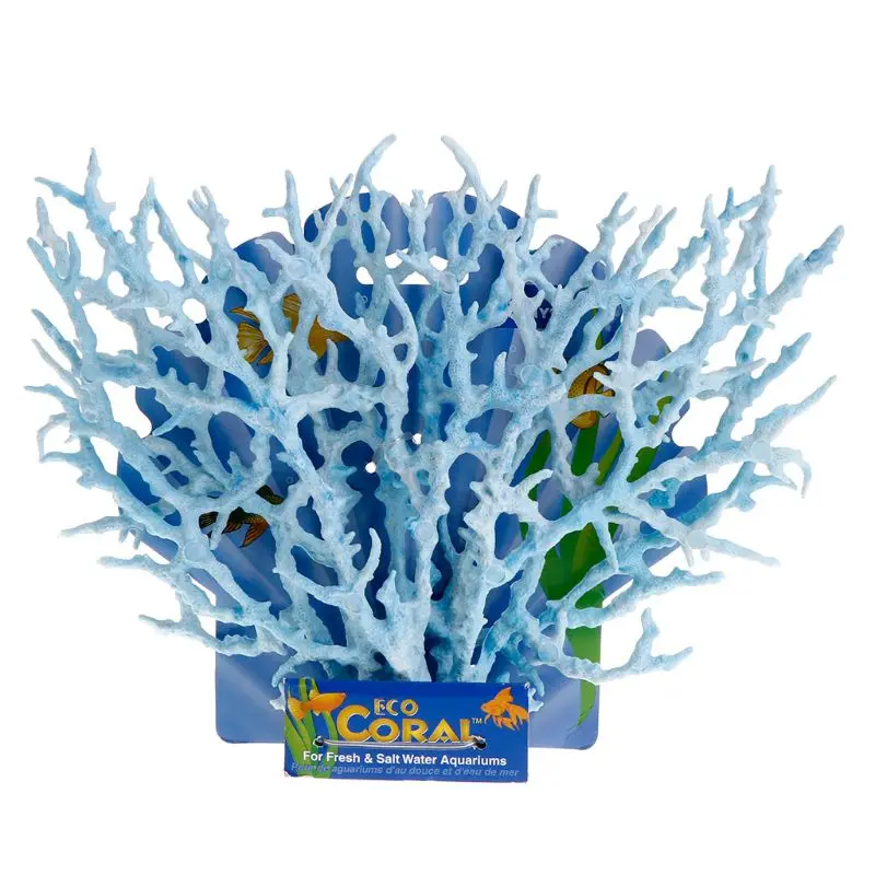 2 Pcs 2 Colors Aquarium Fish Tank Faux Artificial Reef Coral Tree Plants Decoration Underwater Ornaments Landscape Decorations