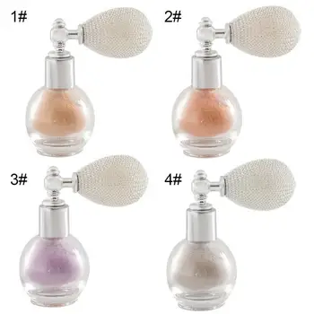 

Portable 4 Colors Loose Powder Face EyeShadow High Light Spray Shiny Glitter Highlighter Powder Glitter Makeup Atomiser Bottle