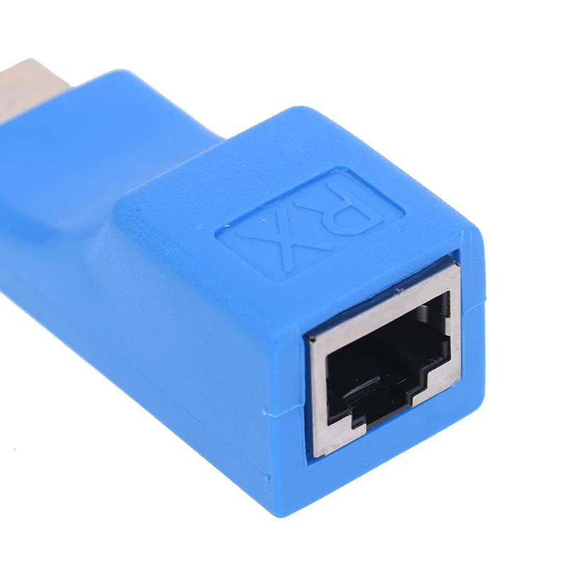2 шт 1080p hdmi удлинитель для rj45 по cat 5e/6 сетевой lan ethernet усилитель