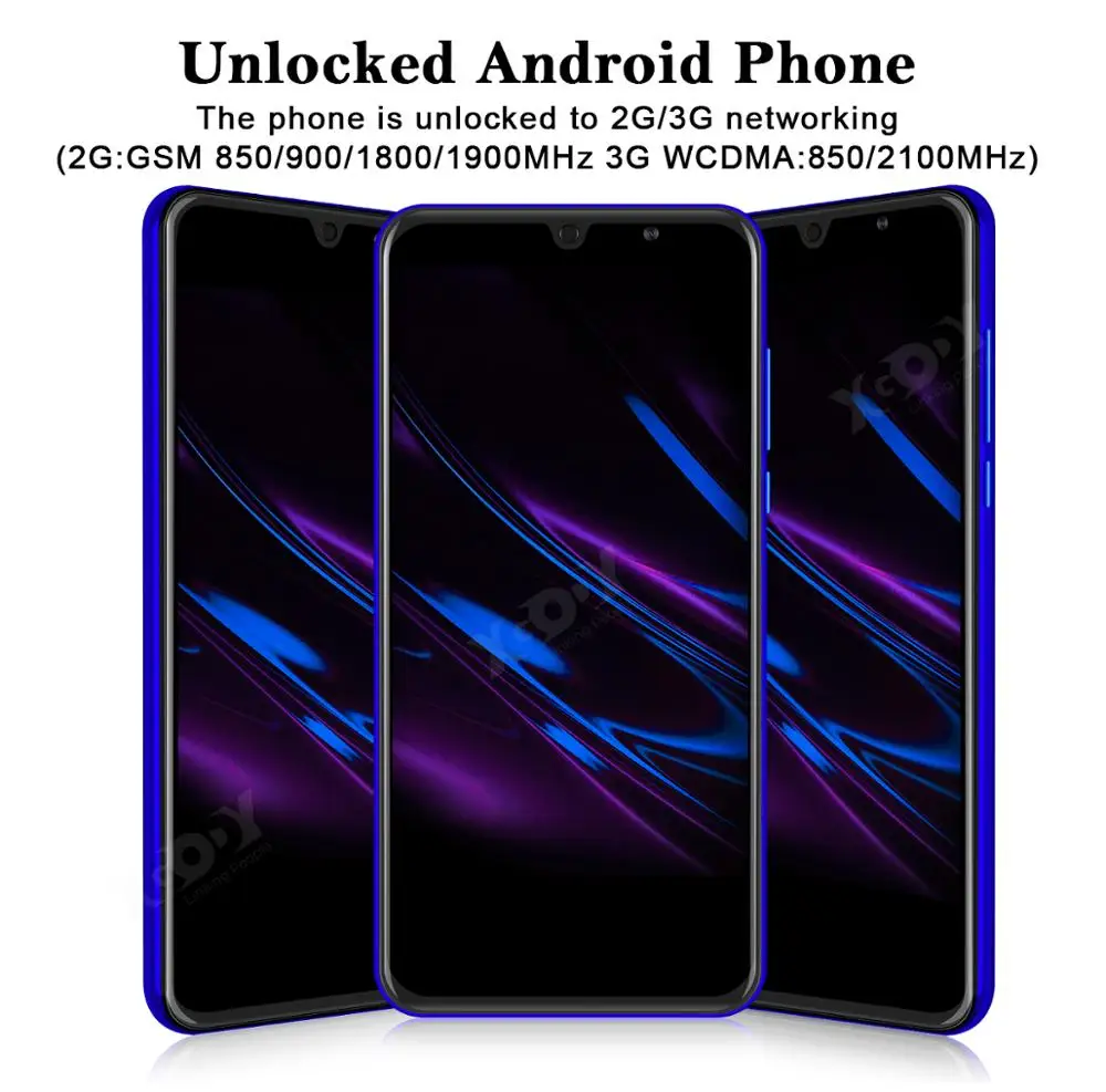XGODY A70 3G Смартфон Android 8 1 6 &quot18:9 полный Экран ГБ телефоны MTK6580 4 ядра двойной 5MP