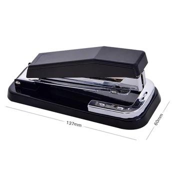 

360 Degree Rotating Stapler School Desktop Stapler Portable Standard Staplers and 24/6 1/4 inch Staple Document Binding Supplies