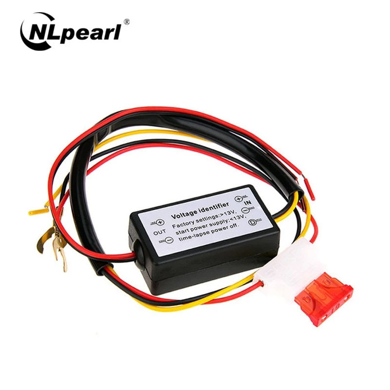 Nlpearl 1x Автомобильный светодиодный DRL контроллер дневных ходовых огней реле жгута диммер Вкл/Выкл 12 в контроллер DRL автомобильный светильник в сборе