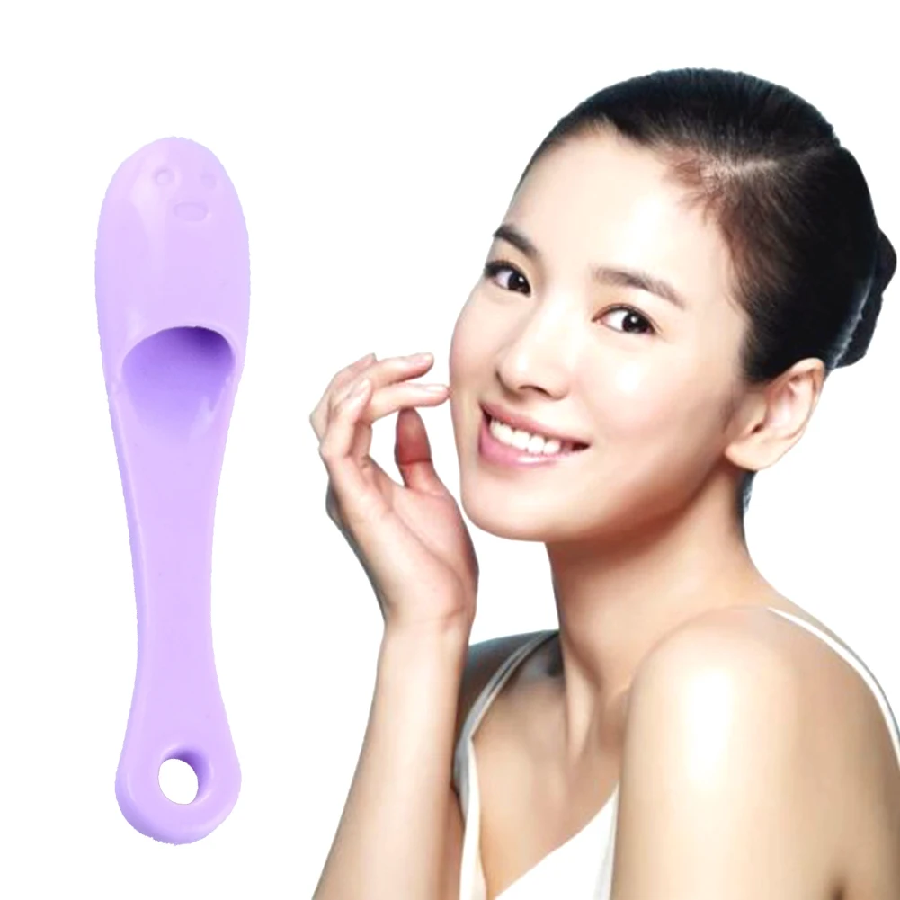 Fast Soft Massager Washing Hairy Point Tools Cute Manual Finger Fit Practical Facial Cleaning Brush 2
