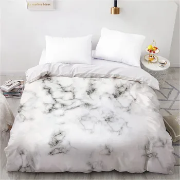 

3D Printed Custom Design Duvet Cover Quilt Comforter Blanket Case Covers Bedding Set Marbling Simple 230*230 Home Textile