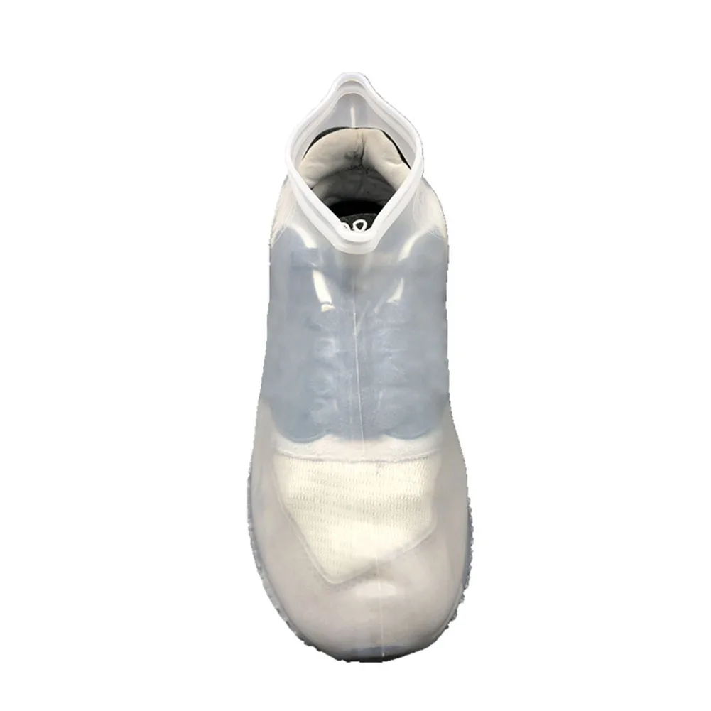

Non Slip Reusable Washable Outdoor Portable Hiking Waterproof Thicken Solid Protector Silicone Rain Boots Durable Shoe Cover