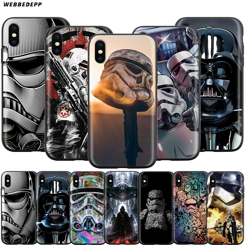 

Webbedepp Star Wars Art Case for Apple iPhone 11 Pro XS Max XR X 8 7 6 6S Plus 5 5S SE