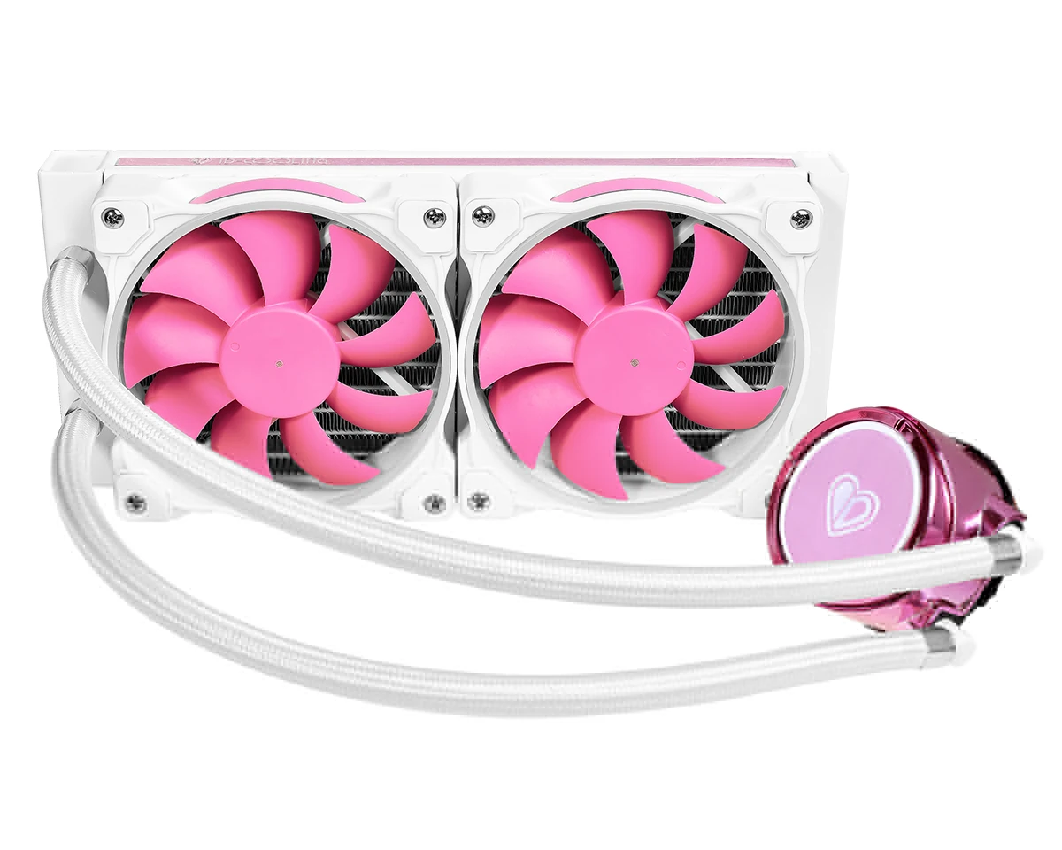 ID-cooling PINKFLOW 240 розовый симфония ARGB светильник эффект интегрированный кулер с водяным охлаждением cpu - Цвет лезвия: Темно-синий