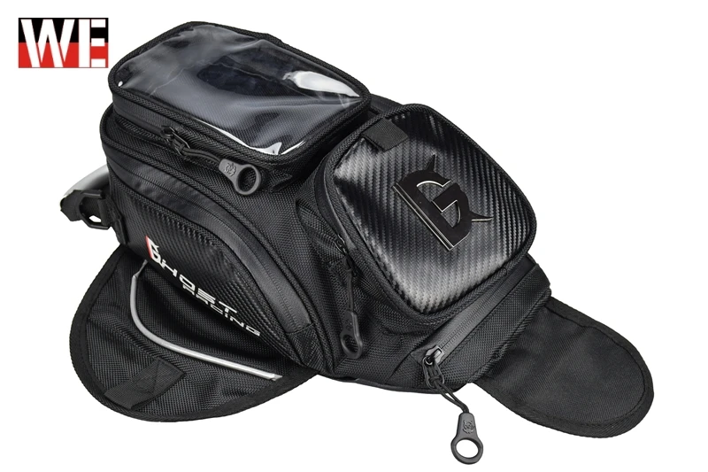 

Magnetic Motorcycle Tank Bags For GIVI Phone GPS Navigation oil Tank Bag Fixed Straps Shoulder Bag Tail Bag With Rain Cover