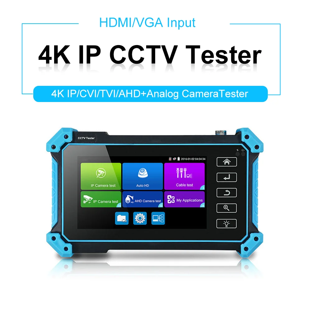 US $160.56 Pegatah 8MP HDMI VGA input CCTV tester cctv monitor for camera Ip camera tester IPC tester poe testers camera CCTV camera tester