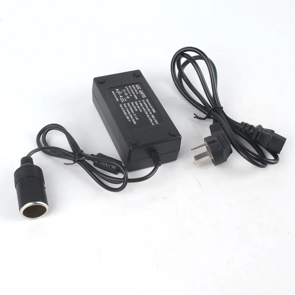 AC 220V к DC 12V Преобразователь мощности инвертор 60W 5A трансформатор DC Блок питания Адаптер для автомобильного прикуривателя