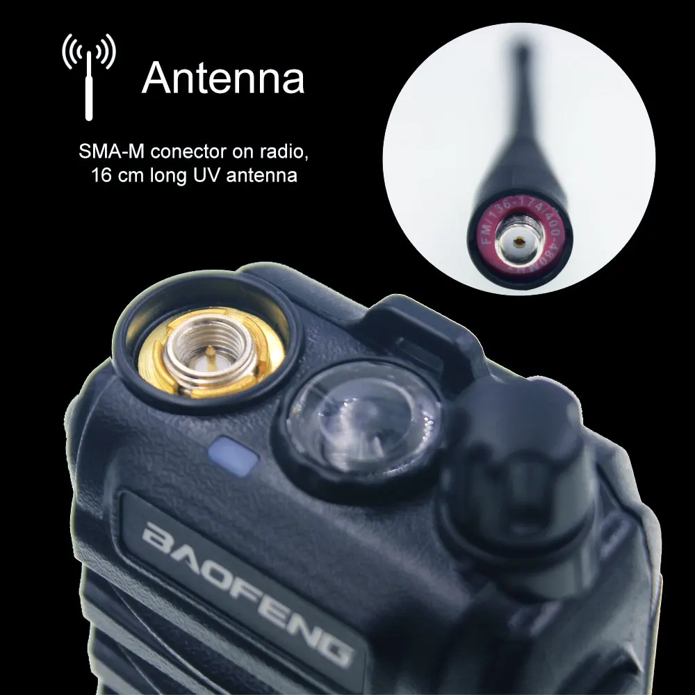 Baofeng BF-A58S Three Band 136-174/200-260/400-520MHz Walkie Talkie FM Two Way Portable CB Radio Hf Transceiver With Earpiece