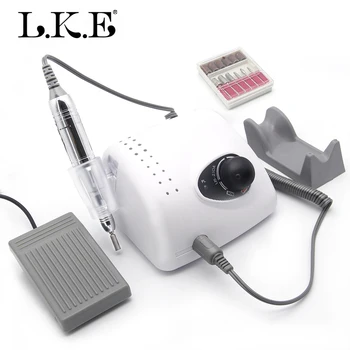 

LKE New Arrival 210 65W 35000rpm 105L/35K rpm 102L Handpiece 2.35mm Nail Drills Manicure Machine Pedicure Electric File Bits