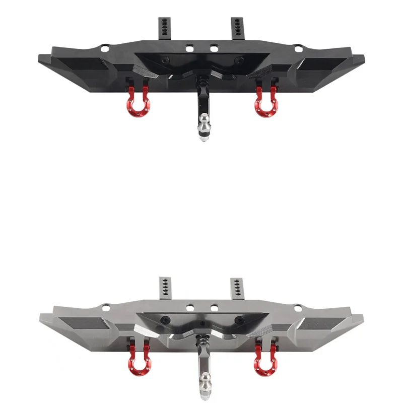 

Aluminum Alloy Rear Bumper with Trailer Hook for 1/10 RC Crawler Car Traxxas TRX4 Defender Bronco Upgrade Parts