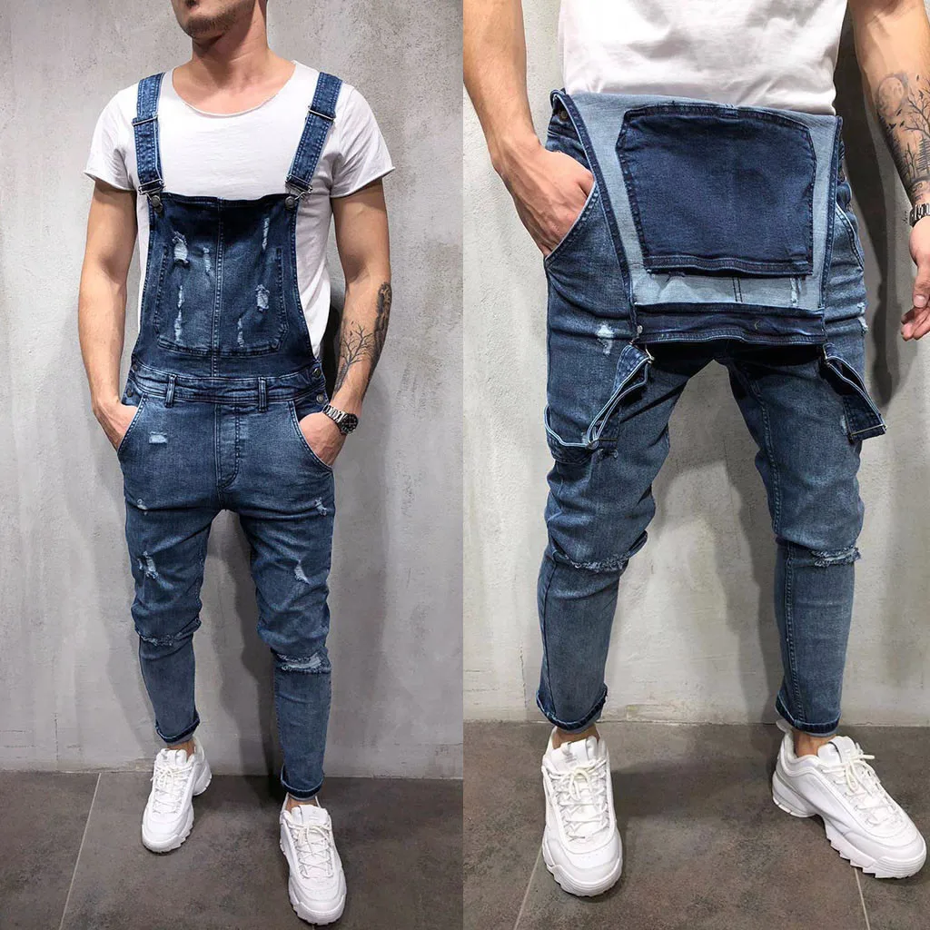 Fashion Men's Pants Overall Casual 