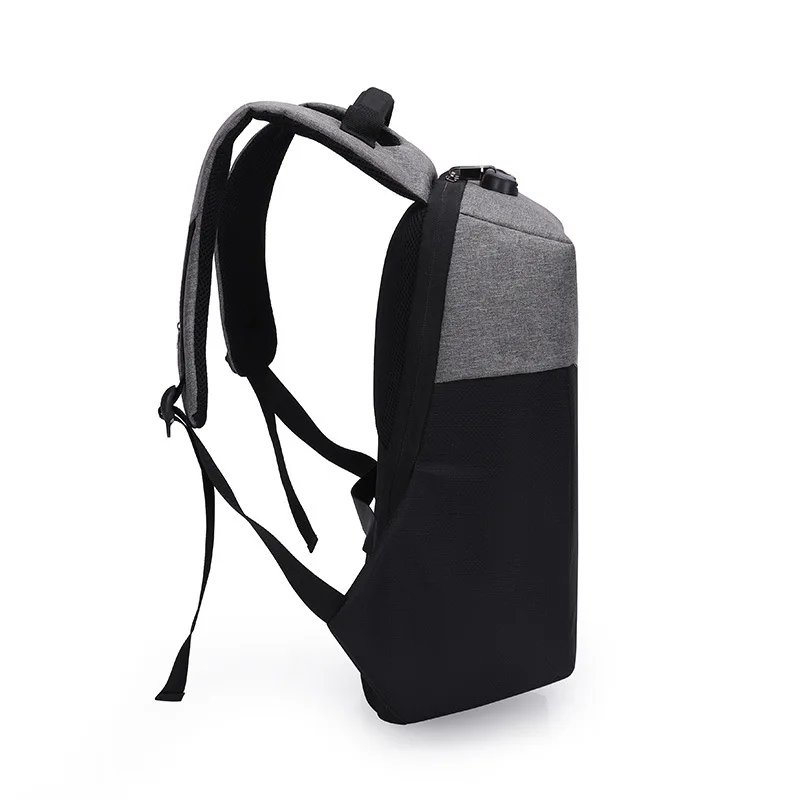 

Anti-theft Backpack Men's New Style Contrast Color Business Computer Bag USB Charging Backpack Waterproof Oxford Cloth Casual Ba