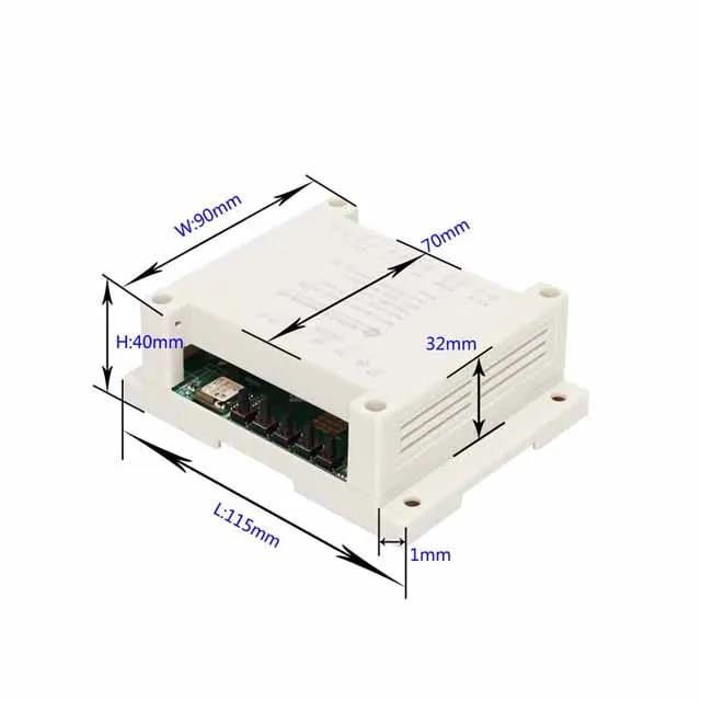 

A23-- AC 85-220V Smart 4CH Wifi Power Switch Relay Module Wireless Receiver Inching Self-Locking Interloc Light Timer