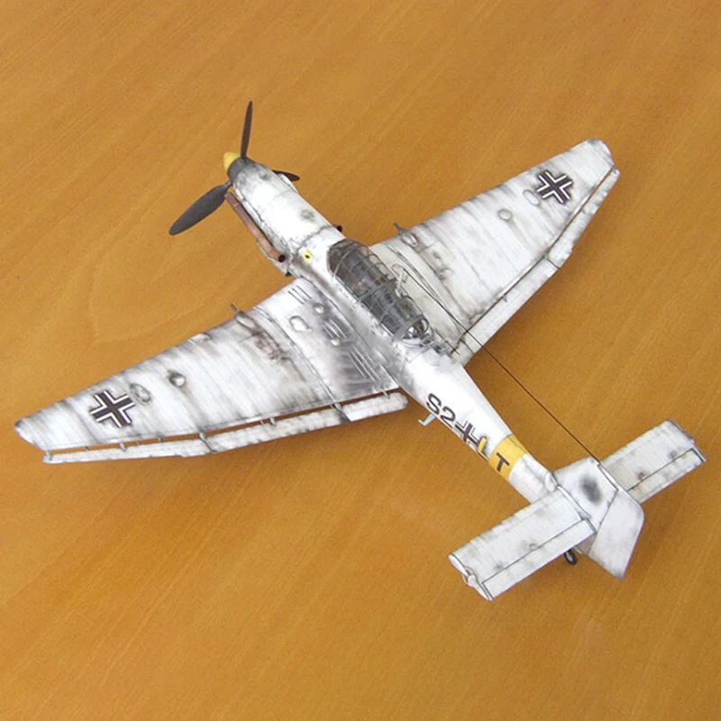 1:33 Германия Ju-87 Модель 3D бумажная модель космическая Library Бумага Ремесло картонный дом для детей бумажные игрушки