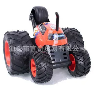 

Remote Control Car 360-Degree Rotating Ultra Large round Stunt Car Charging Car Dumpers tiao wu che with Charger
