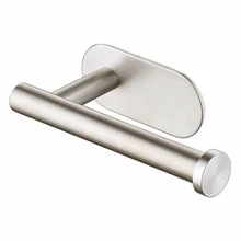 Ванная комната, туалет, бумажные салфетки в рулонах, держатель, клейкая палка на стену, без ударов, 6,3X3,2X4 дюйма, держатель для туалетной бумаги