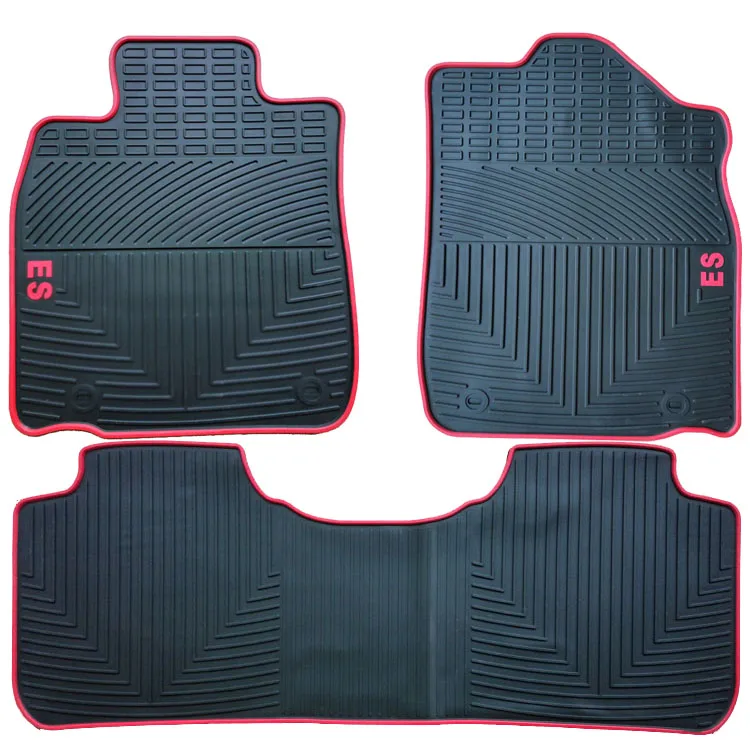 

waterproof anti skip tasteless green latex durable carpets special rubber car floor mats for LexusES CT200 RX NX LX IS