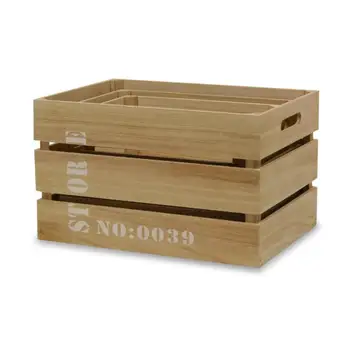 

Wooden box "Store" brown (Measures: 30*18*19 cm)