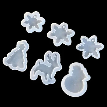

Snowflake Silicone Mold Fondant Cake Sugarcraft Biscuit 3D Cake Decorating Tools Epoxy Resin Molds For Jewelry
