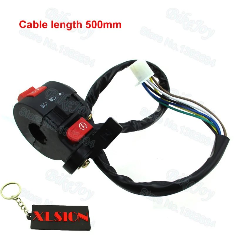 7 проводов Kill Start Light Choke переключатель для 50cc 70cc 90cc 110cc 125cc ATV Quad Taotao Sunl Roketa мотоцикл |