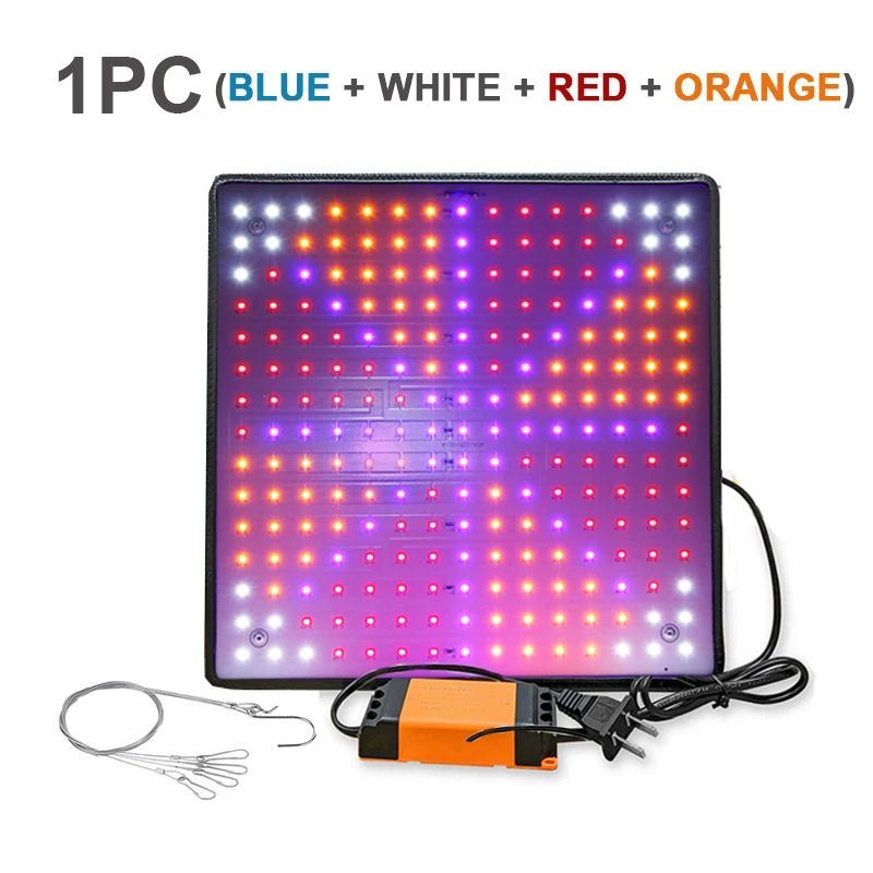 1pc grow light Полный спектр светодиодный светильник для выращивания, 1000 Вт, для помещений, фито-лампа для растений, светодиодный светильник для выращивания растений, светильник для выращивания цветов - Испускаемый цвет: 1pc grow light