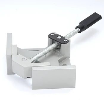 

Two Axis 90 Degree Triangular Welding Woodworking Corner Aluminum Alloy Right Angle Clamp Hand Tools Folder Clip Single Handle