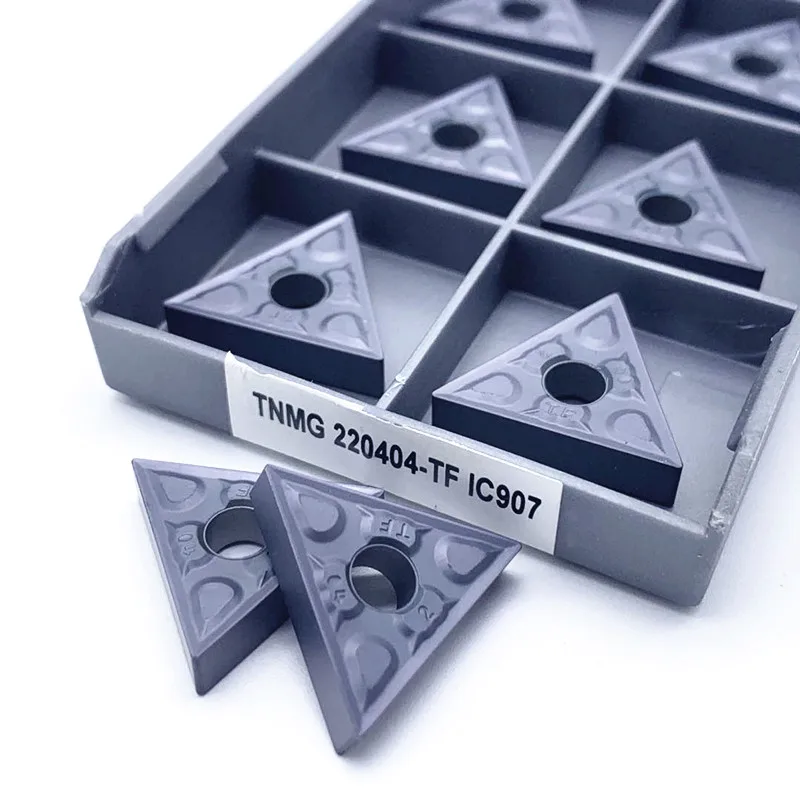 TNMG220404-TF IC907/IC908 External turning tool Carbide inserts CNC lathe Cutting tools Turning Inserts lathe collet chuck