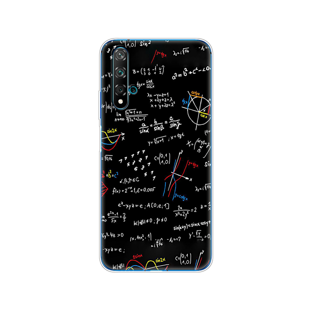For Huawei Nova 5T Case Soft TPU Back Silicon Phone Cover For Nova5T 5 T YAL-L21 6.26'' Fundas Coque Bumper Skin shockproof