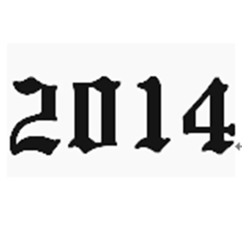 2014 Нержавеющая сталь год номер на заказ кольцо для женщин золотые, серебряные кольца женские розы кольцо Anillos Mujer номер обручальное кольцо ювелирные изделия - Цвет основного камня: 2014