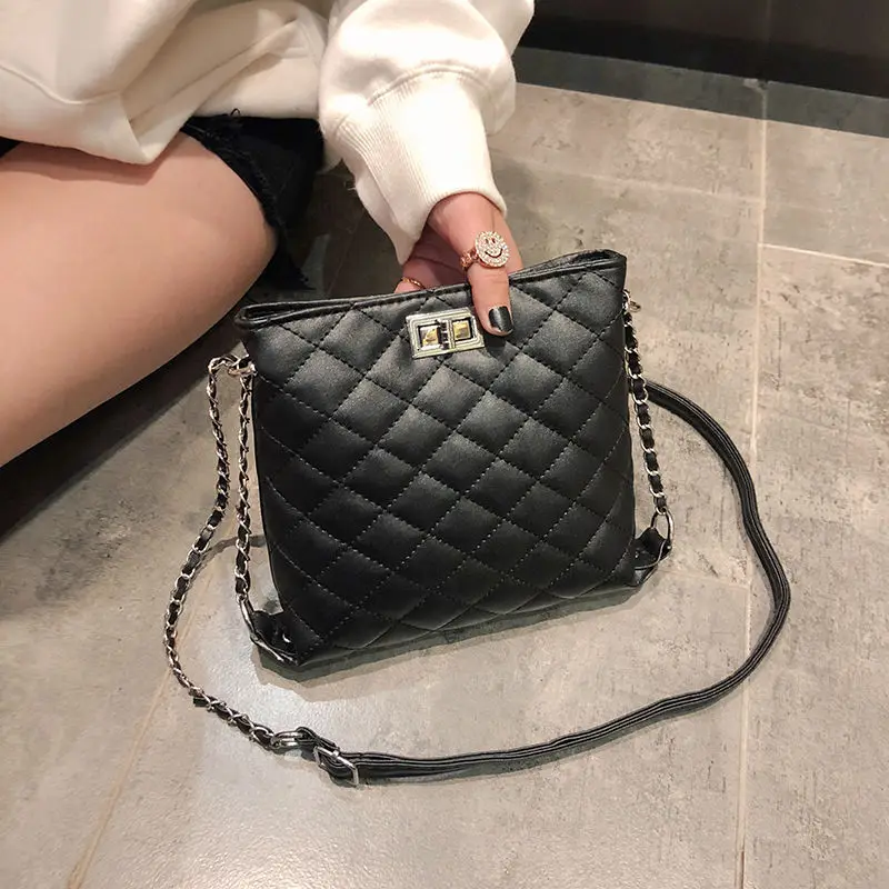 

Small Fairy Summer Bag Women's 2019 New-Korean-Style Bag Ins Super Fire Quilted Chain Bag