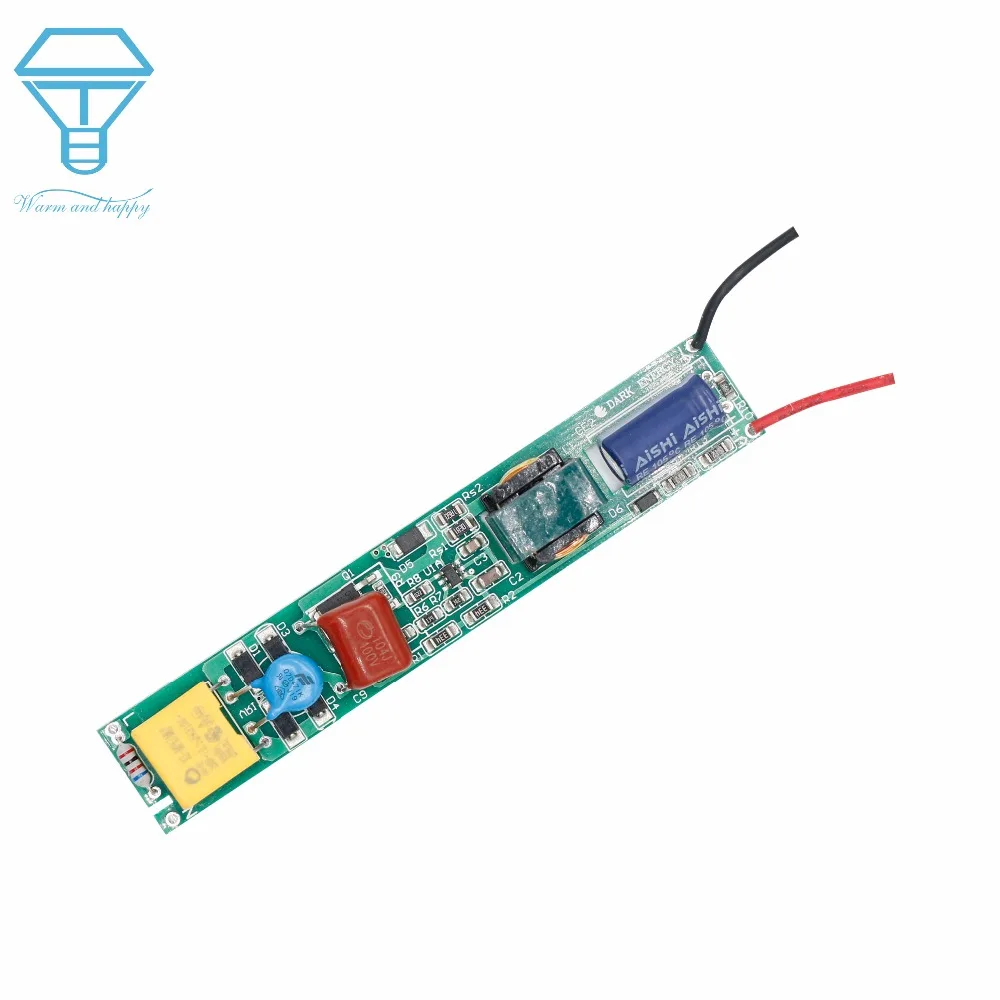 Светодиодный драйвер 8 Вт-18 Вт светодиодный трубки T5 T8 AC220V Питание постоянный ток Напряжение Управление трансформаторы Применение 2 лет