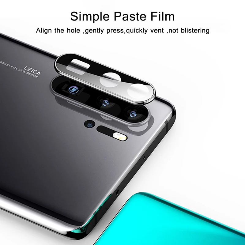 Защитное стекло для объектива камеры huawei P30 Pro, Защитное стекло для объектива камеры huawei P30 P 30 Pro, защитное металлическое кольцо