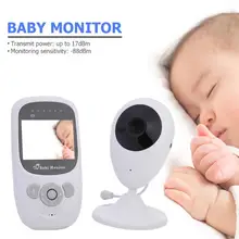 SP880 детский монитор, профессиональная беспроводная камера ночного видения, двухсторонний монитор сна, 2,4 дюймов, ЖК-дисплей, датчик температуры