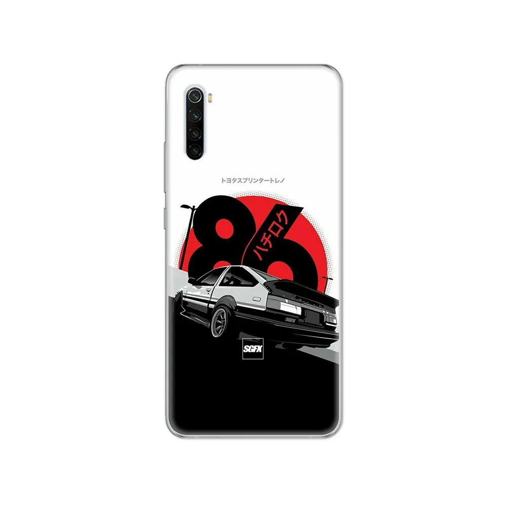 AE86 JDM Initial D автомобильный классный Водонепроницаемый Прозрачный чехол для
