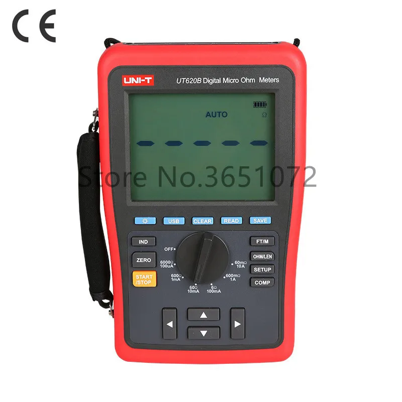 

UT620B Digital Micro Ohm Meters with 10A test current