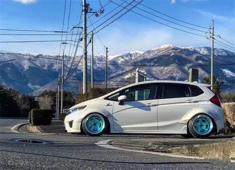 CEYUSOT for Car wide-body accessories Honda fit Jazz- JAZZ Car Appearance dedicated ABS material Body kit GK5 dedicated