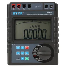 ETCR3700 интеллектуальный тестер эквивалентности DC датчик с низким сопротивлением 300
