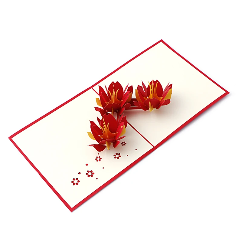  3D Pop Up Greeting Card Handmade Birthday Valentine Christmas Wedding Invitation D08D - 4000357790533
