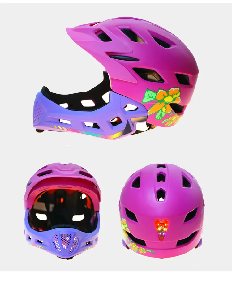 Wholesale Children's full face helmet Walker helmet balance car helmet riding equipment Adjustable - Цвет: PR