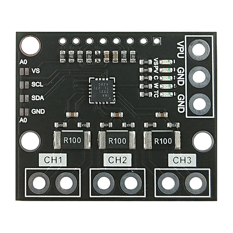 igc SMBUS INA3221 трехканальный шунтирующий ток Питание Напряжение монитор сенсор плата модуль заменить INA219 с контактами