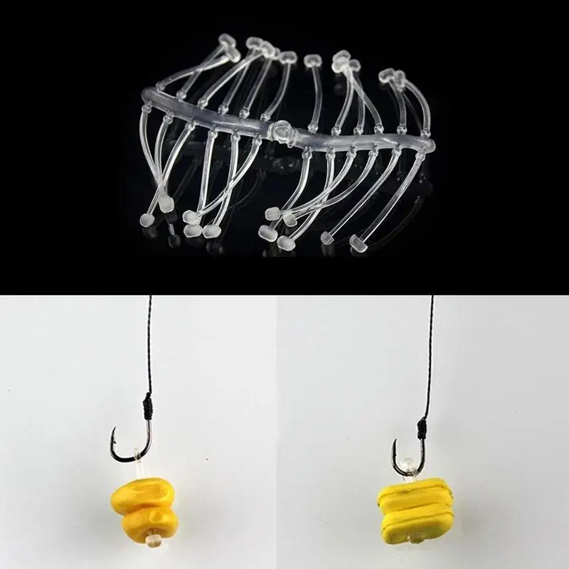 1Set Carp Fishing Stops European Style Hair Rigs Stopper Hook Carp Tackles Soft Rigid Fishing Bait Rigging Accessories Hold O2H5