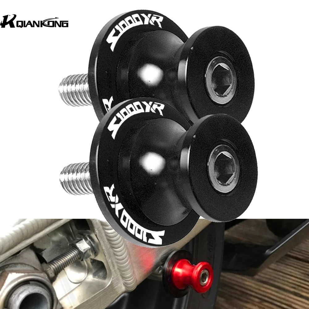 

S1000XR LOGO Motorcycle CNC Swingarm Spools Slider 6/8/10mm Swing Screw Sliders For BMW S1000XR 2014 2015 2016 2017 2018 2019