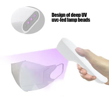 

Portable LED UVC Light Ultraviolet Lamp Handheld for Home Travel Office Cleaning ALI88