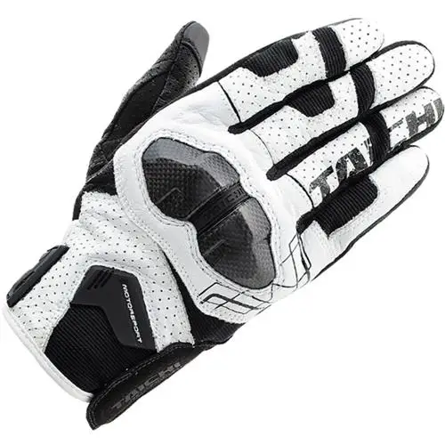 Black Red RST426 Mesh Glove Motorbike MX Dirt Bike Off-road Motorcycle Gloves - Color: White