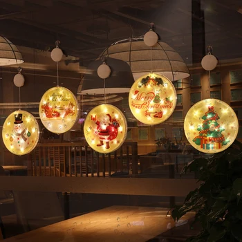 

Christmas Decorations Window Curtains Hanging Lights Christmas Decorative Lights 11