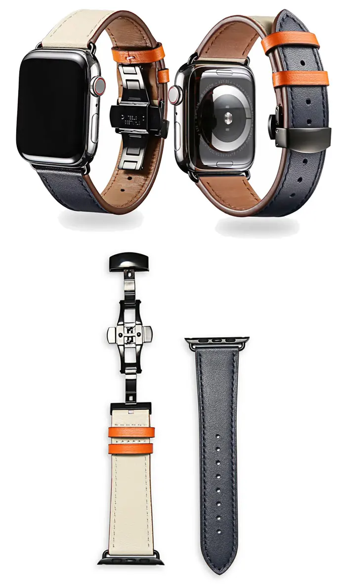 Бабочка Туфли с ремешком и пряжкой для наручных часов Iwatch, 4/3/2/1 ремешок для наручных часов Apple Watch, версии 3, 4 года группа 44 мм 40 мм, 42 мм, 38 мм