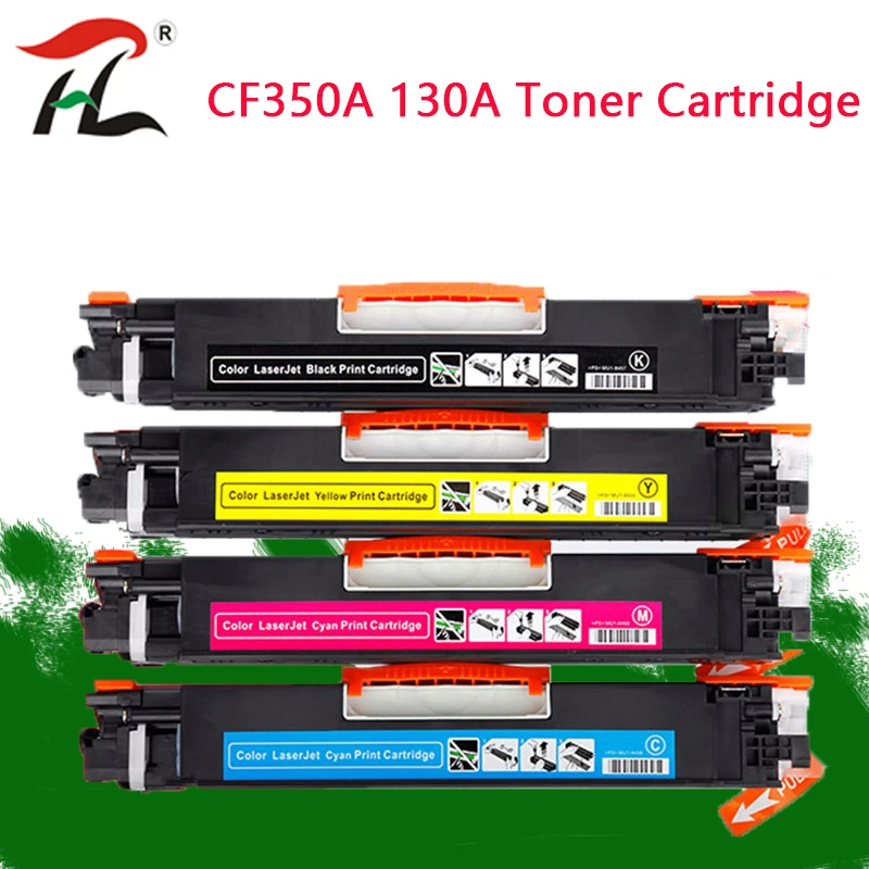 Совместимый цветной картридж CF350A CF351A CF352A CF353A 130A для принтера hp Color LaserJet Pro MFP M176n M176